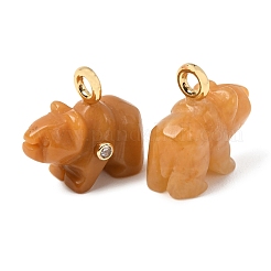 Natural Topaz Jade Carved Pendants&nbsp;G-H357-02G-10