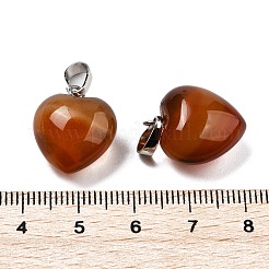 Natural Carnelian Pendants&nbsp;G-J386-H19-P