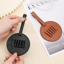 2Pcs 2 Colors Imitation Leather Golf Tees Storage Bags&nbsp;AJEW-CA0003-31