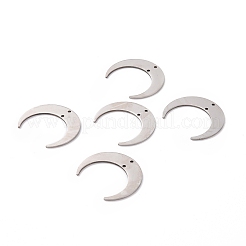201 Stainless Steel 2-Loop Link Charms&nbsp;X-STAS-N090-LA039-P