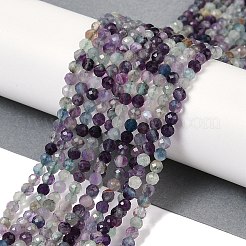 Natural Fluorite Beads Strands&nbsp;X-G-A252-A01-01