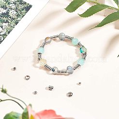304ステンレススチールスペーサービーズ  コラム＆ロンデル＆リング＆フラットラウンド  ステンレス鋼色  4.5~6x2~5mm  穴：1.5~5mm  120個/箱&nbsp;STAS-UN0008-74P