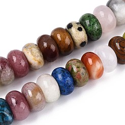 Natural & Synthetic Mixed Stone Beads Strands&nbsp;G-T142-72B