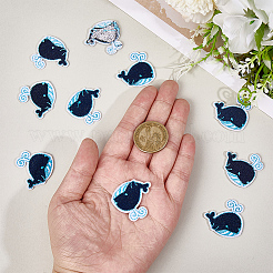 10Pcs Computerized Embroidery Cloth Iron on/Sew on Patches&nbsp;PATC-CY0001-45B