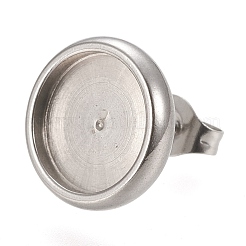 Non-Tarnish 304 Stainless Steel Stud Earring Settings&nbsp;X-STAS-K202-05D-P