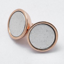 925 Sterling Silver Magnetic Clasps&nbsp;STER-F037-098-8mm