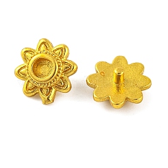Brass Bead Caps Cabochon Settings&nbsp;KK-G502-15A-G