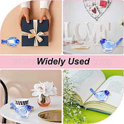 Glass Bird Display Decoration&nbsp;AJEW-WH20019-58B