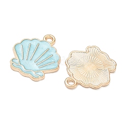 Alloy Enamel Pendants&nbsp;AL-CBAE435-16G-05