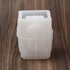 DIYシリコンカメラ  シリコンモールド  レジン型  キャンドルホルダー型用  ホワイト  88x70x65mm&nbsp;SL-T001-02