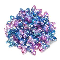 UV Plating Rainbow Iridescent Acrylic Beads&nbsp;OACR-G012-09D