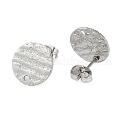 Non-Tarnish 304 Stainless Steel Stud Earring Findings&nbsp;STAS-M228-U01-01P