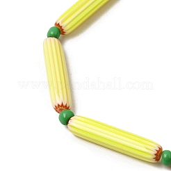 Handmade Lampwork Chevron Beads&nbsp;LAMP-Z019-01-07