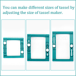 1Pc Plastic Tassel Maker&nbsp;DIY-WH0308-523