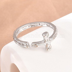 Brass Cuff Open Rings&nbsp;KK-Z165-02P