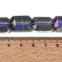 Electroplated Glass Beads&nbsp;EGLA-H002-A-15