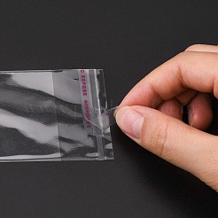 セロハンのOPP袋  長方形  透明  10x5cm  一方的な厚さ：0.035mm  インナー対策：7.5x5のCM&nbsp;OPC-R012-04