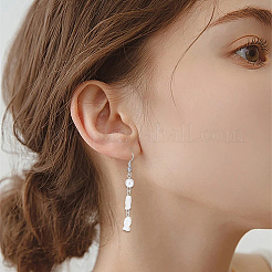 天然淡水シェルビーズ 50 個  魚  貝殻色  10x5.5x3mm  穴：0.9mm&nbsp;SHEL-SC0002-03