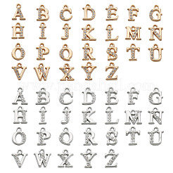 2 Sets 2 Colors Alloy Rhinestone Charms&nbsp;ALRI-FW0001-01