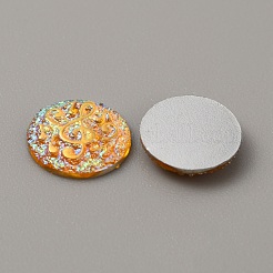 Resin Cabochons&nbsp;CRES-WH0001-49H
