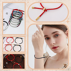 8 Sets 2 Colors Stainless Steel Cord Ends&nbsp;STAS-AR0002-62