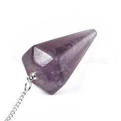 Natural Fluorite Hexagonal Pointed Dowsing Pendulums&nbsp;G-T097-08