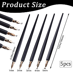 Wooden Dipped Pen&nbsp;AJEW-WH20004-11