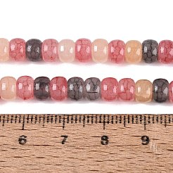 Ombre Effect Dyed Glass Beads Strands&nbsp;X-GLAA-Q106-05A-A10
