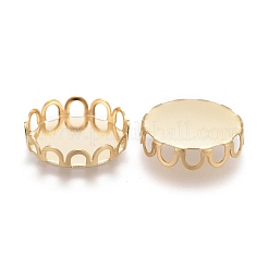 304 Stainless Steel Cabochon Settings&nbsp;STAS-P249-16A-G