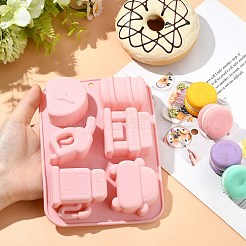 2Pcs Gas Station Themed Silicone Fondant Molds&nbsp;ST-CJ0043-023