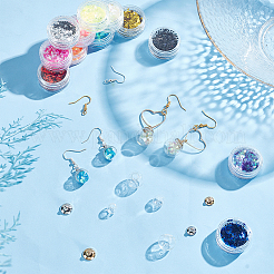 DIY Glass Ball Dangle Earring Making Kit&nbsp;DIY-PH0021-53