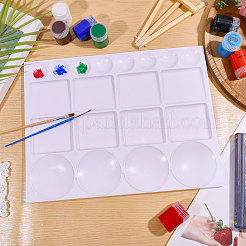 Rectangle Plastic Watercolor Oil Palette&nbsp;AJEW-WH0696-655