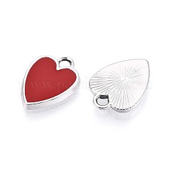 Rack Plating Alloy Enamel Pendants&nbsp;PALLOY-T091-17M-P