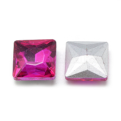 Pointed Back Glass Rhinestone Cabochons&nbsp;RGLA-T027-14x14mm-10