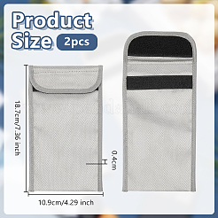 Cloth Security Faraday Bags for Key-Fob Protector&nbsp;ABAG-WH0032-118