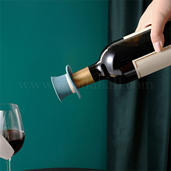 3Pcs 3 Colors Silicone Red Wine Bottle Stoppers&nbsp;SIL-WR0001-03