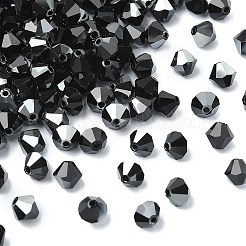 プレシオサ®クリスタルビーズ  チェコクリスタル  双円錐形(451 69 302 ロンデル)  23980 272 ヘマタイト  5mm  穴：1mm&nbsp;Y-PRC-BA5-23980-272