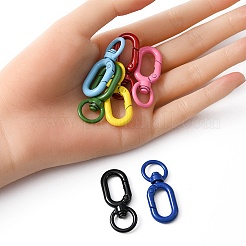 10Pcs Spray Painted Alloy Swivel Clasps&nbsp;FIND-YW0001-57