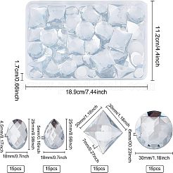 60Pcs 4 Style Extra Large Jewelry Sticker&nbsp;TACR-FG0001-16