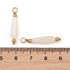 Natural Freshwater Shell Pendants&nbsp;SH-CBA5EEC-15G