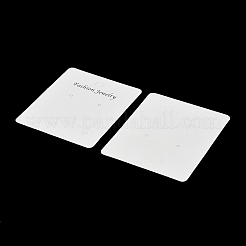 Smiling Face Paper Earrings Necklace Display Cards&nbsp;FIND-T072-01A