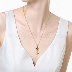 10Pcs Brass Micro Pave Cubic Zirconia Pendants&nbsp;KK-SZ0003-26