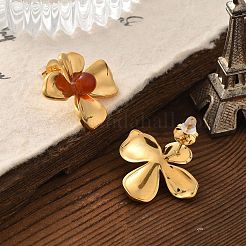 304 Stainless Steel Stud Earrings&nbsp;STAS-Z112-20G-03