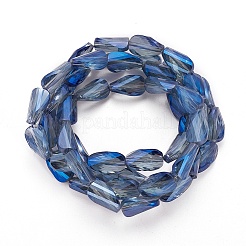 Electroplate Glass Beads Strands&nbsp;EGLA-L010-FR01