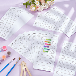 60Pcs Colored Paper Card&nbsp;DIY-OC0015-24