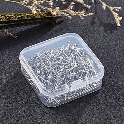 鉄平頭ピン  プラチナ  24x0.7mm  21ゲージ  ヘッド：2mm  約450個/箱&nbsp;IFIN-YW0001-11P
