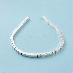 Electroplated Non-magnetic Synthetic Hematite Beads Strands&nbsp;G-C006-02S
