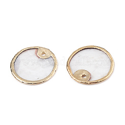 Natural Capiz Shell Charms&nbsp;SSHEL-N034-129