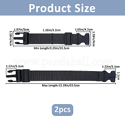 Nylon Multi-functional Outdoor Waist Bag Extension Strap&nbsp;AJEW-WH0609-815A