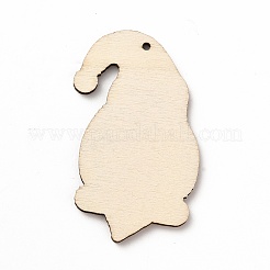 Christmas Single Face Printed Wood Big Pendants&nbsp;WOOD-H102-01I